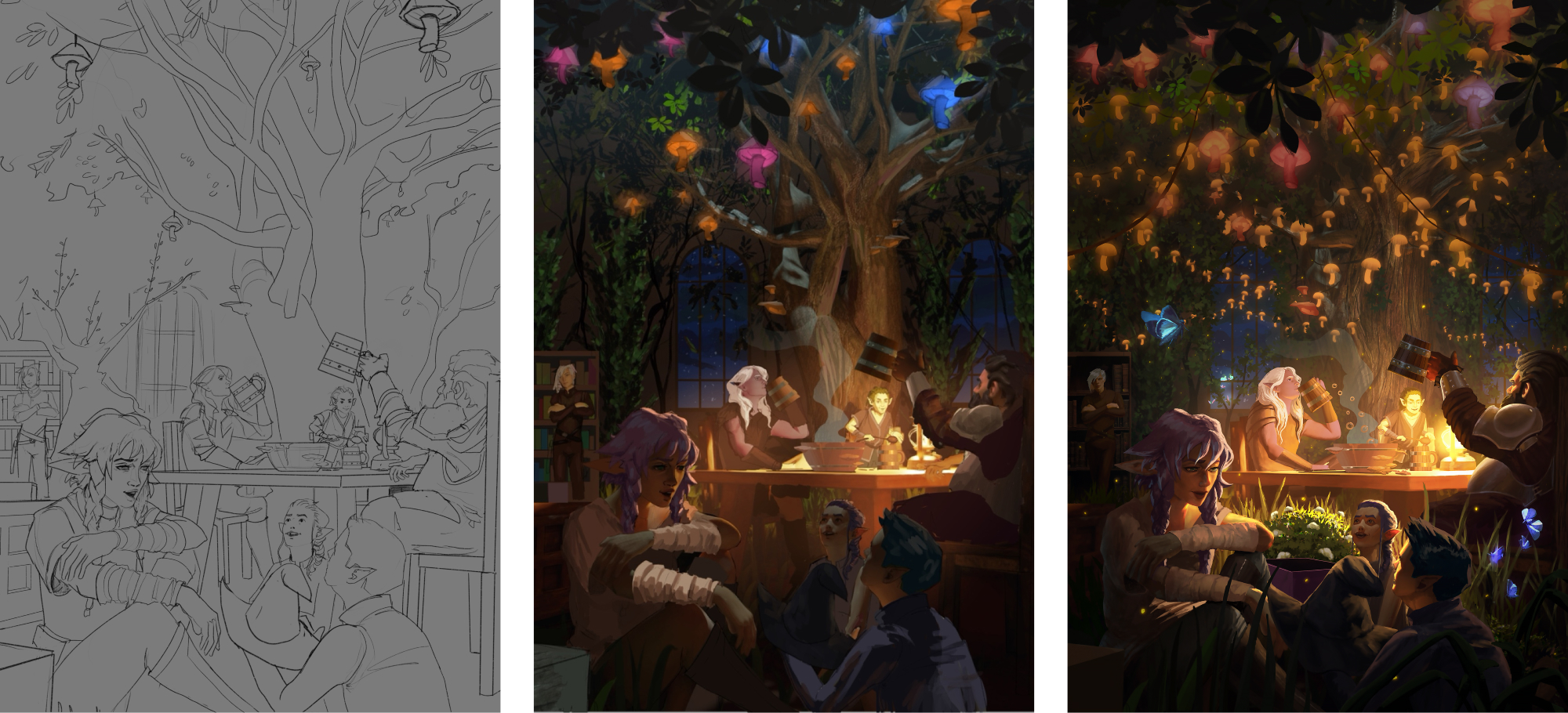images of commisioned artwork by Ivona Denovic