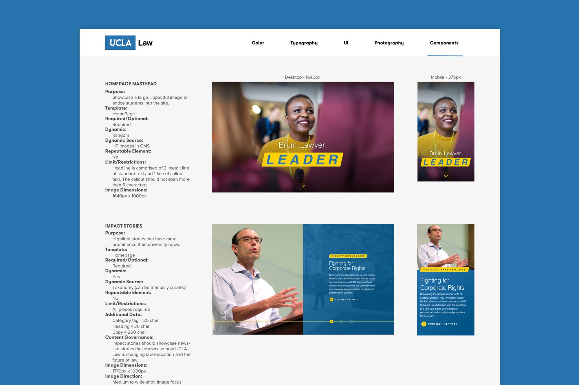 campaign landing page