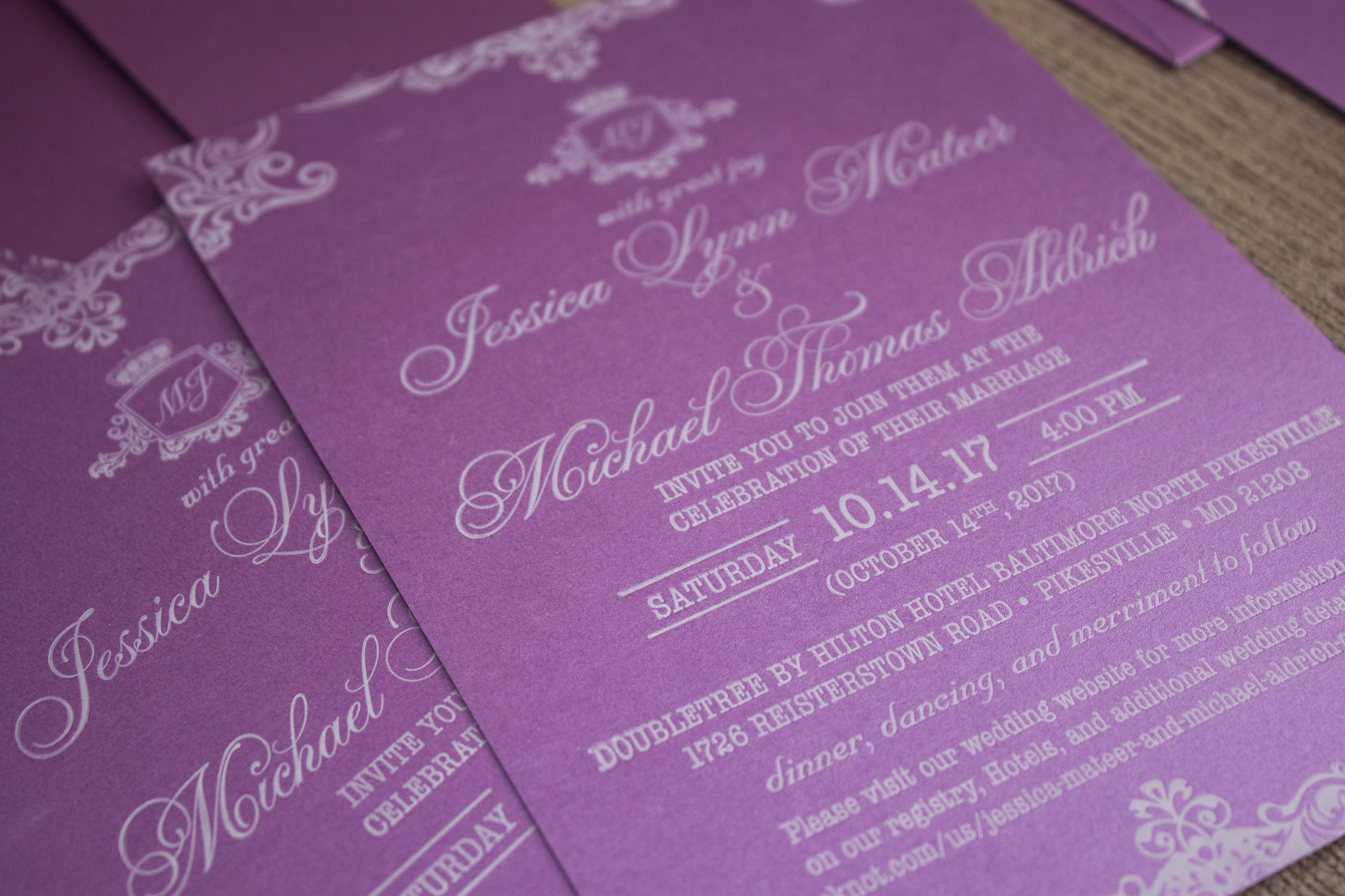 Mateer/Aldrich Invitations – michelleclaud.com